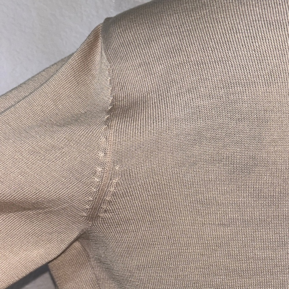 New York & Company Beige Cardigan with Floral Top - Picture 5 of 7
